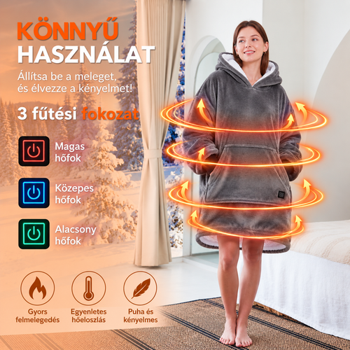 Lunévia™ CozyHeat – Fűthető Relax Köntös