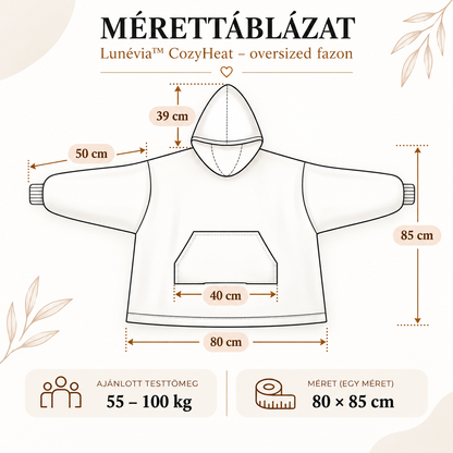 Lunévia™ CozyHeat – Fűthető Relax Köntös